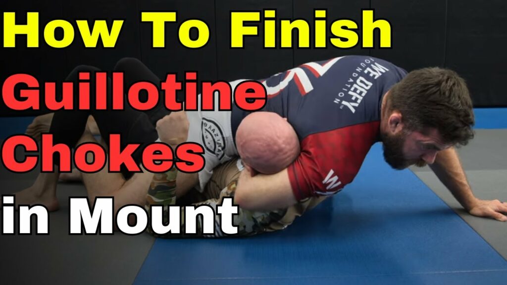 1 of the Easiest Ways to Finish Mounted Guillotine Chokes in BJJ