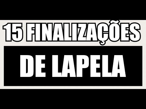 15 FINALIZAÇÕES DE LAPELA