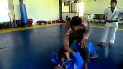 Tricky sweep from closed guard. Wait for it....