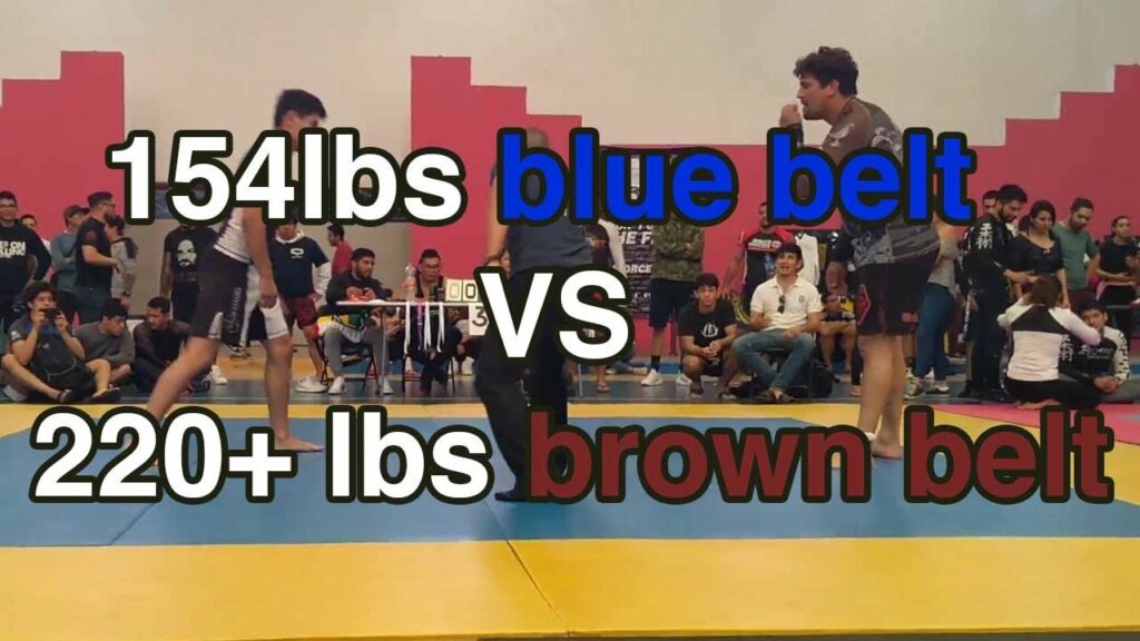 154lbs Blue Belt heel hooks 220+ lbs brown belt