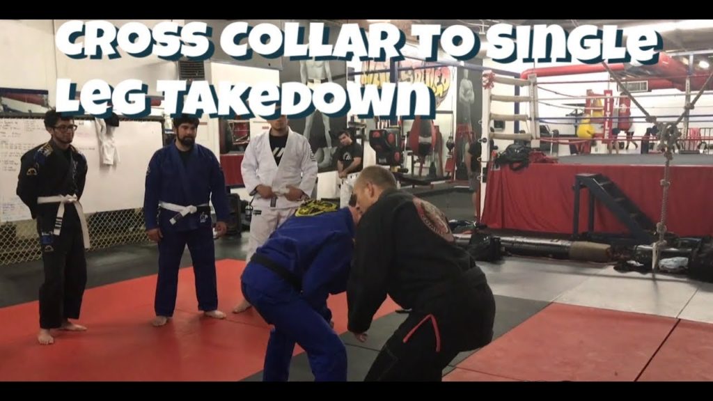 Cross Collar to Single Leg Takedown | Jiu Jitsu Brotherhood