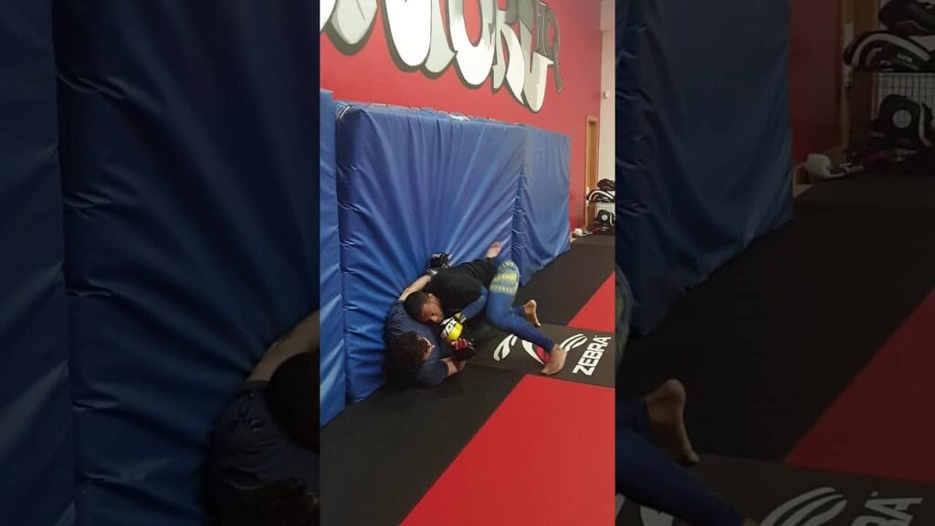 Nathan Jones (Mr Bag & Tag) MMA seminar - Wall Work - single to double