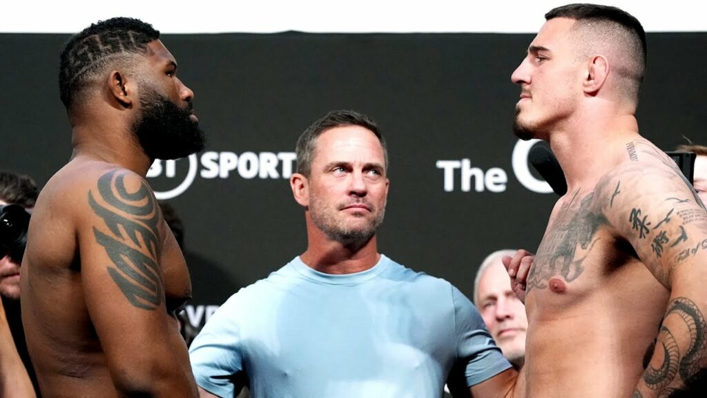 UFC London: Weigh-In Faceoffs