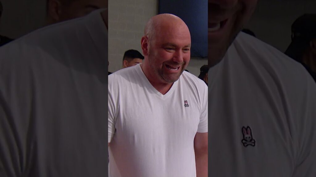 Dana White's reaction says it all! π€―