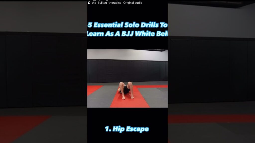 5 Essential Solo Drills To Learn As A BJJ White Belt: #1 Hip Escape