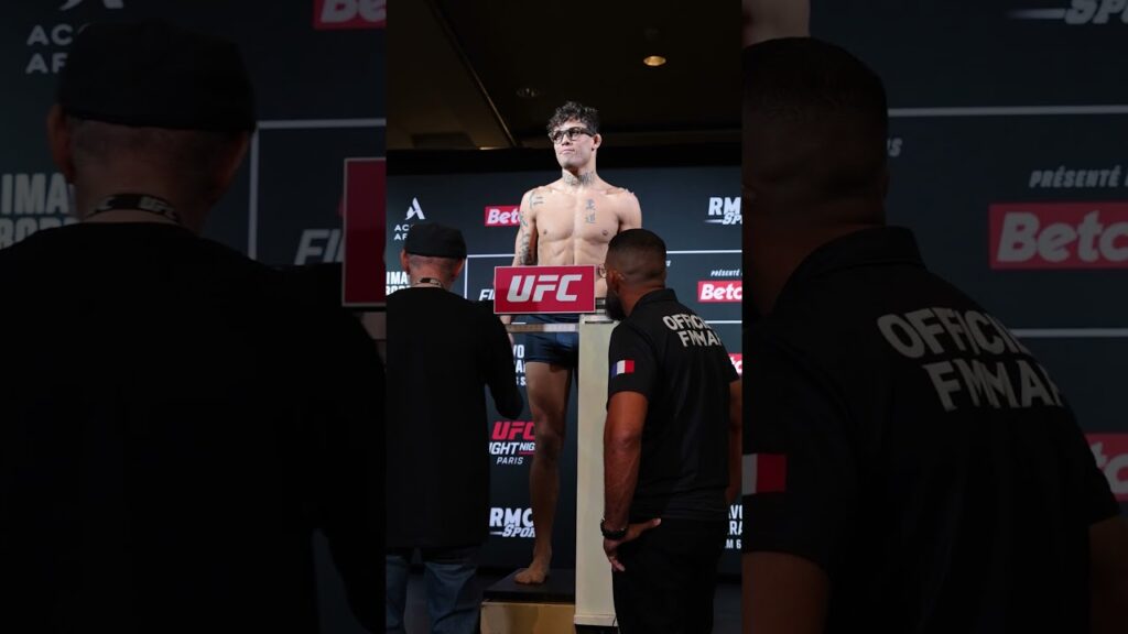 185lbs for Caio Borralho π€ #ufcparis