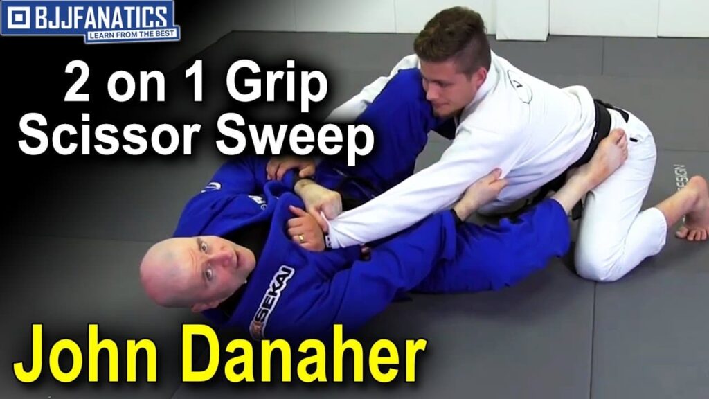 2 on 1 Grip Scissor Sweep by John Danaher