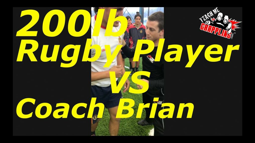 200lb Rugby Player VS Coach Brian!