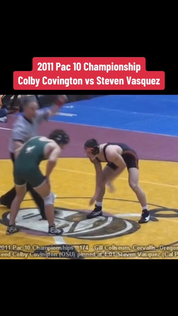 2011 Pac 10 Wrestling Championships (174 lbs) Colby Covington (OSU) vs Steven V