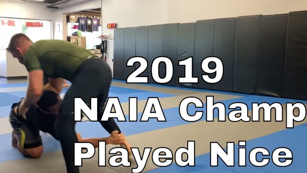 240lbs College Wrestling Champion Went Easy During The Takedowns