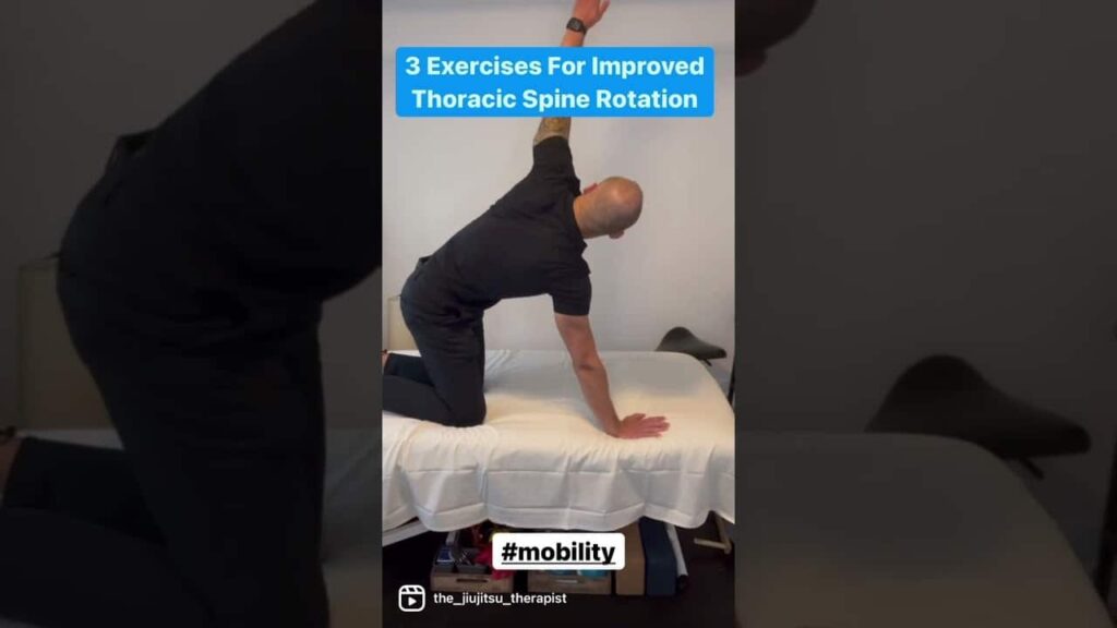 3 Exercises For Improved Thoracic Spine Rotation #shorts
