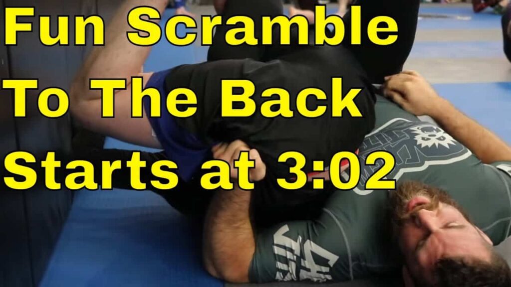 3 Rounds of Rolling (1 is a Playful Leg Lock Round with a White Belt)