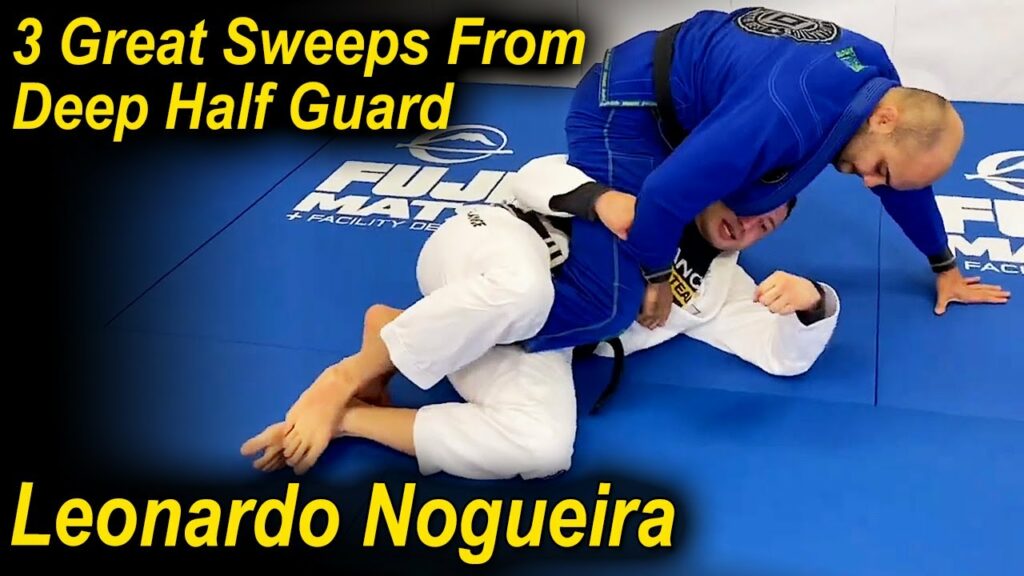 3 Very Efficient Sweeps From Deep Half Guard by Leonardo Nogueira