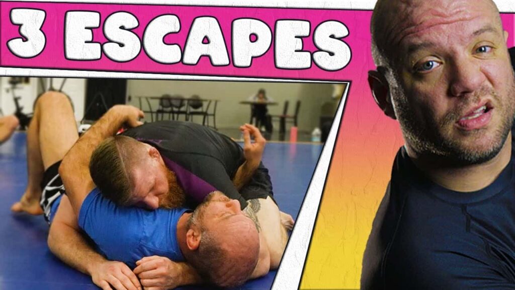 3 ways to ESCAPE Side Control in Jiu Jitsu