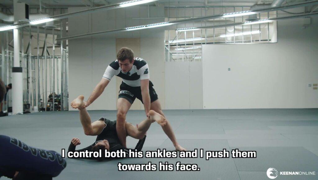 50/50 a powerful sweeping position, especially in no-gi where not many of those e