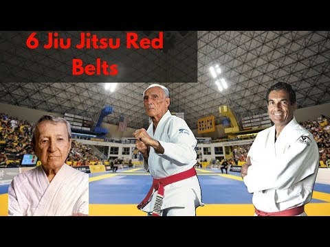 6 Jiu Jitsu Red Belts