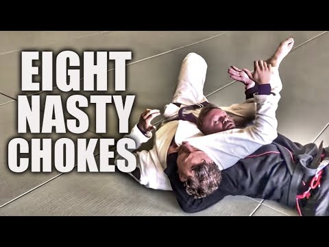 8 Seriously Nasty Chokes | Jiu-Jitsu Submissions and Strangles