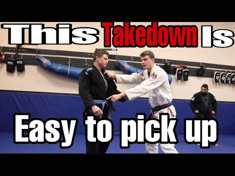 A BJJ Brown Belt Wrestler Showed Me This Easy Gi Takedown