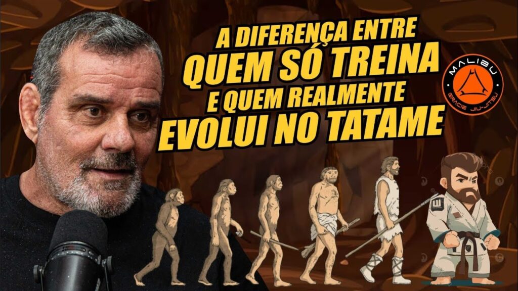 A DIFERENÇA ENTRE QUEM SÓ TREINA DE QUEM EVOLUI NO JIU JITSU !