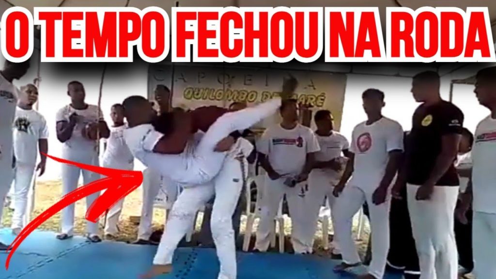 ALUNO DERRUBA O MESTRE E APRENDE UMA LIÇÃO DURA NA FRENTE DE TODOS CAPOEIRISTAS