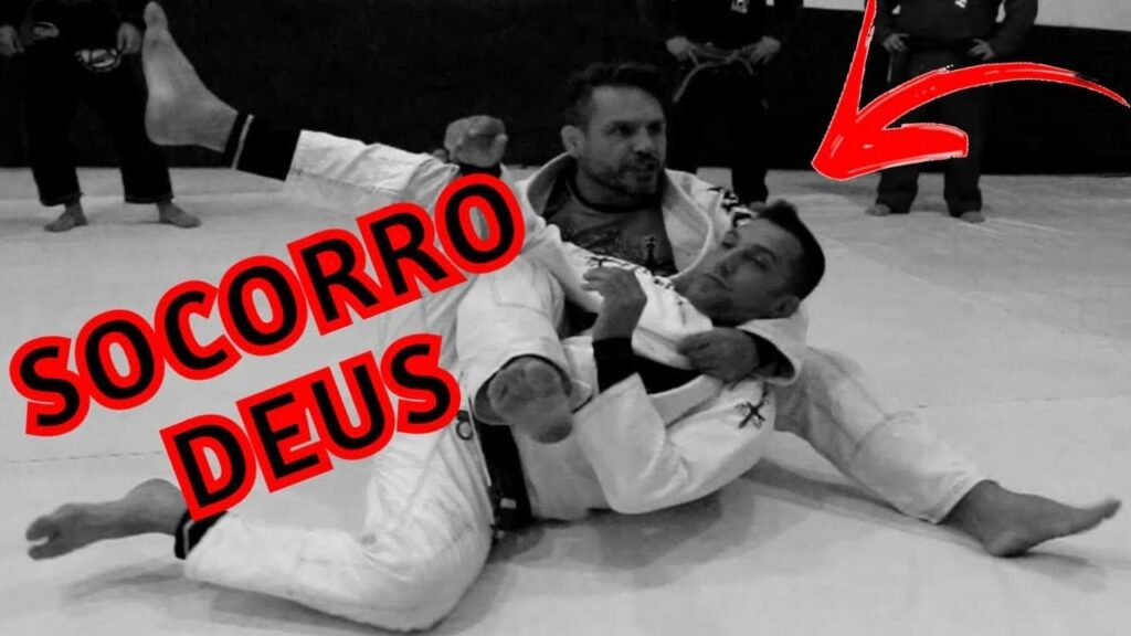 ARM LOCK E ARCO E FLECHA PERFEITO COM MACACO E FEU BJJ JIUJITSU
