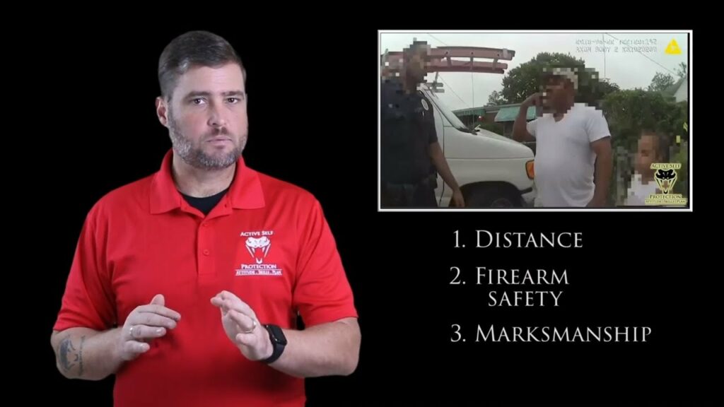 Aggressive Man Approaches Officer And Forces His Hand | Active Self Protection