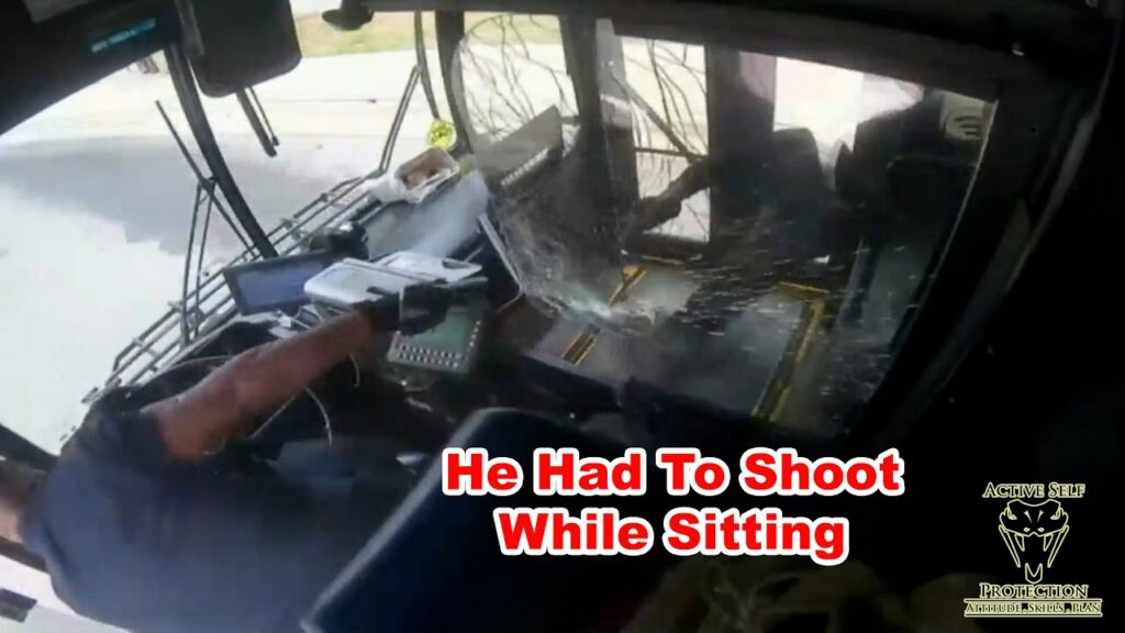 Aggressive Rider Forces Bus Driver To Fire At Him