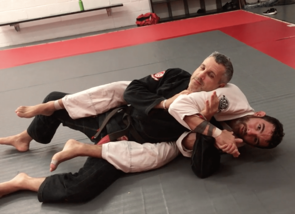 Alex Karadimas Forearm Crush & Wristlock from the Back