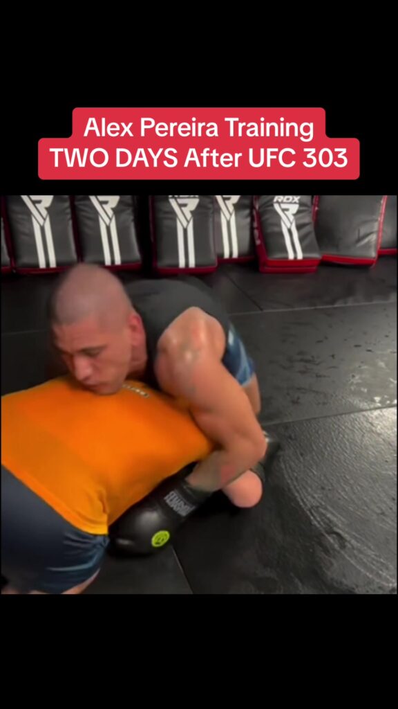 Alex Pereira Returns to Training less then two days after UFC 303