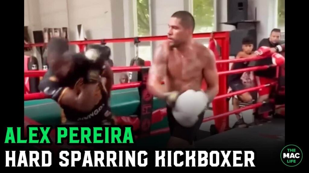 Alex Pereira hard sparring Glory kickboxer