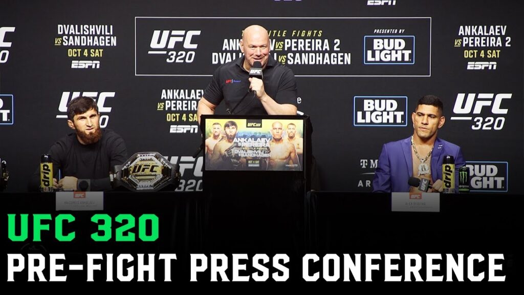 Alex Pereira slams Ankalaev: ‘He’s a puppet. His manager wants to appear’ | UFC 320 Presser