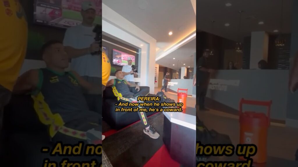 Alex Pereira to Magomed Ankalaev: "Coward" #ufc #alexpereira