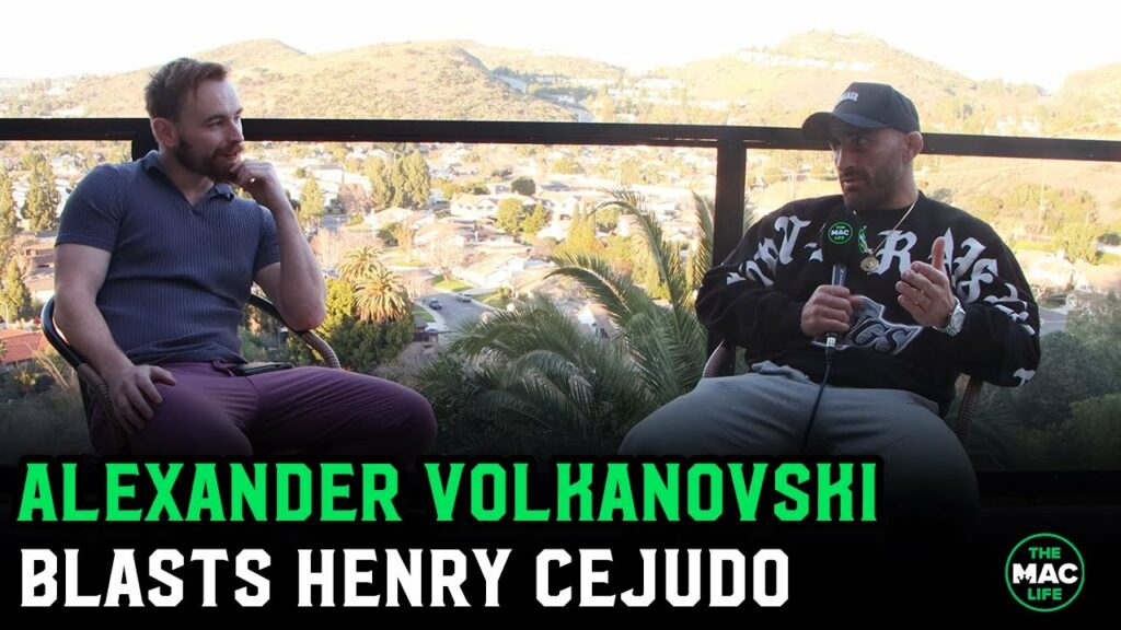 Alex Volkanovski blasts Henry Cejudo: 'You're a piece of s*** if you fired your coach for content'