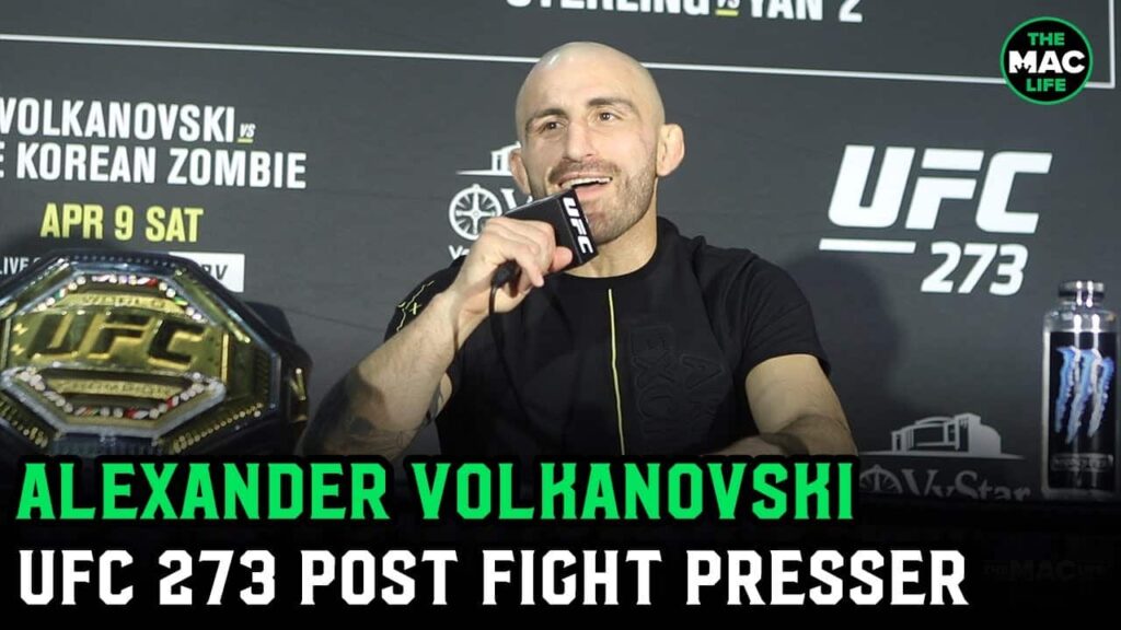 Alexander Volkanovski: “If people aren’t impressed, f*** them”