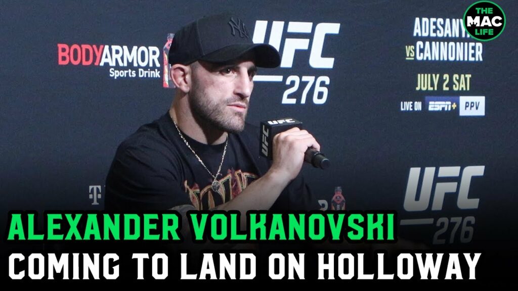 Alexander Volkanovski: "It would be incredible to put out Max Holloway's legendary chin" at UFC 276