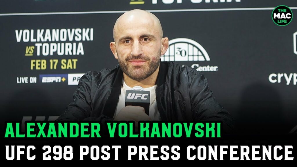 Alexander Volkanovski: "No excuses, but I want a rematch!" | UFC 298 Post-Fight Press Conference