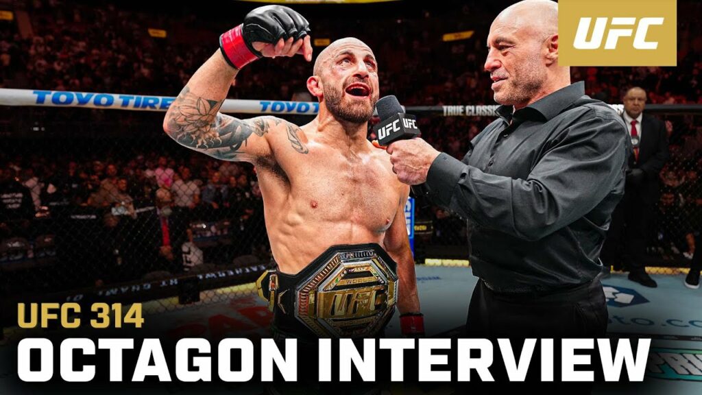 Alexander Volkanovski Octagon Interview | UFC 314
