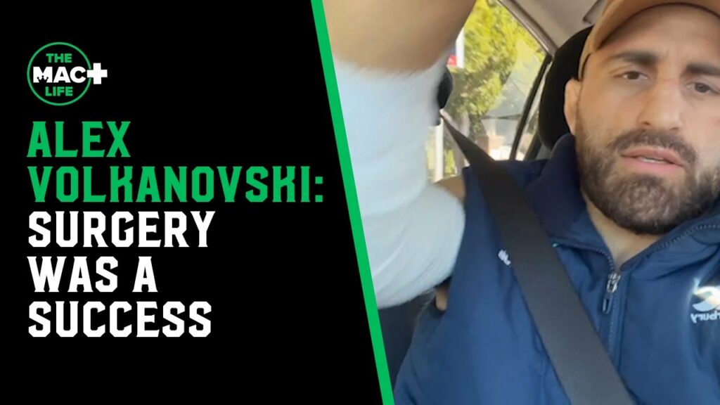 Alexander Volkanovski: "Surgery was a success"