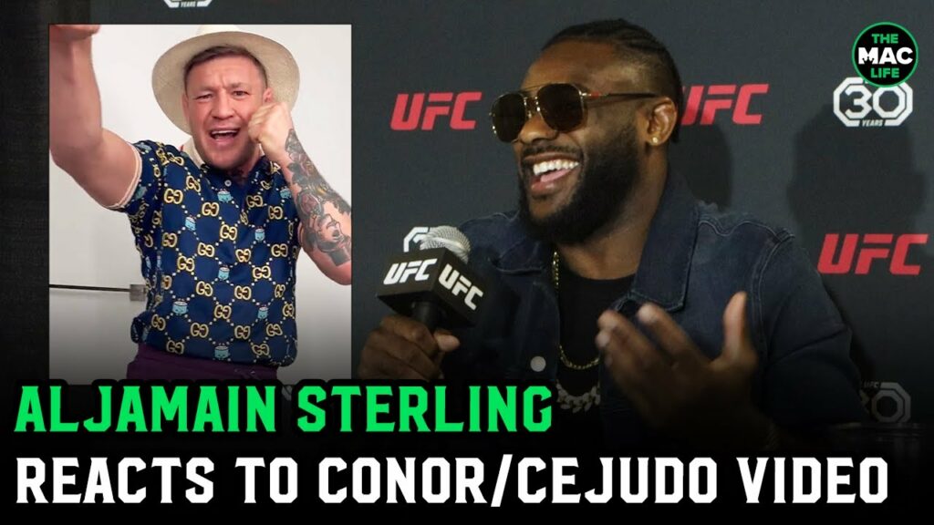Aljamain Sterling on Conor McGregor/Henry Cejudo video: "I loved everything about it"