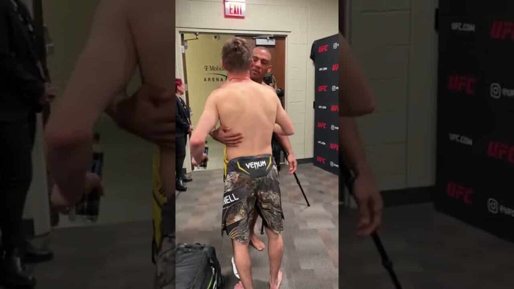 All Love ❤️ Between Bryce Mitchell and Edson Barboza Backstage After UFC 272