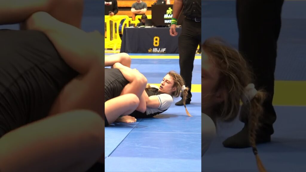Amanda Bruse Wows With Triangle Finish