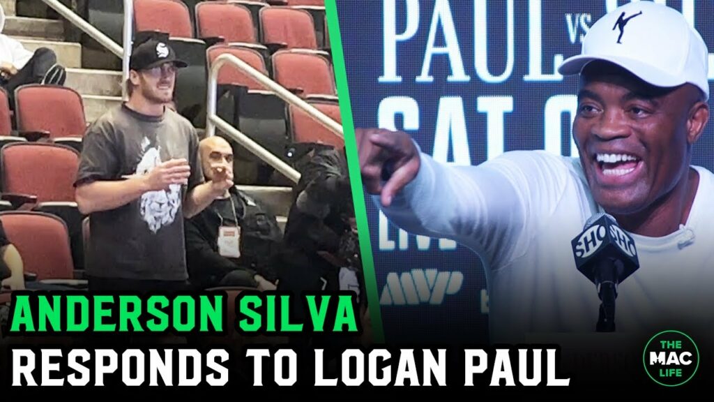 Anderson Silva responds to heckling Logan Paul: "Jake's younger than me, but I'm a superhero!"