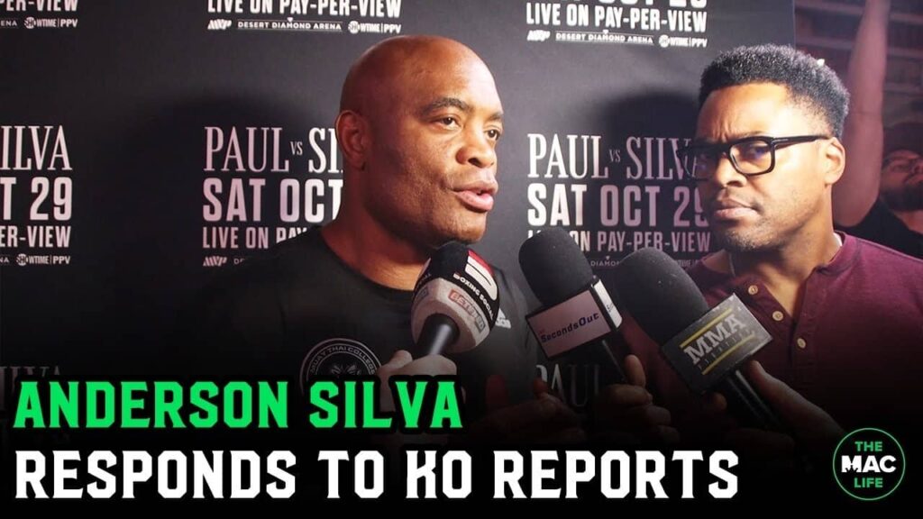 Anderson Silva responds to knockout reports: "I was just joking"