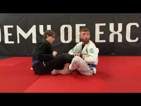 Ankle lock defence + belly down ankle lock