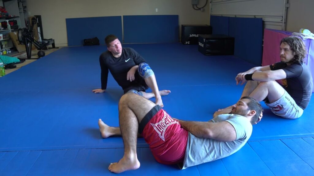 Arm Inside Guillotine from Seated Butterfly
