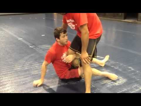 Arm drag to single leg
