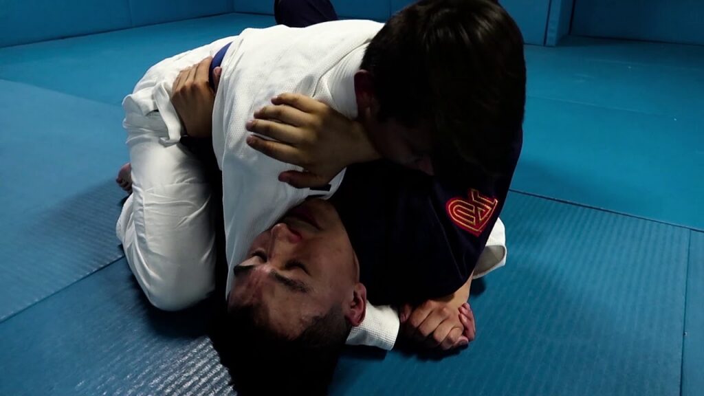 Armbar from bottom side control