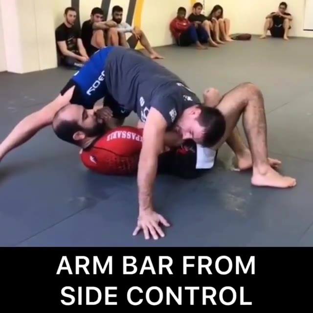 Armbar from side control by Demian Maia