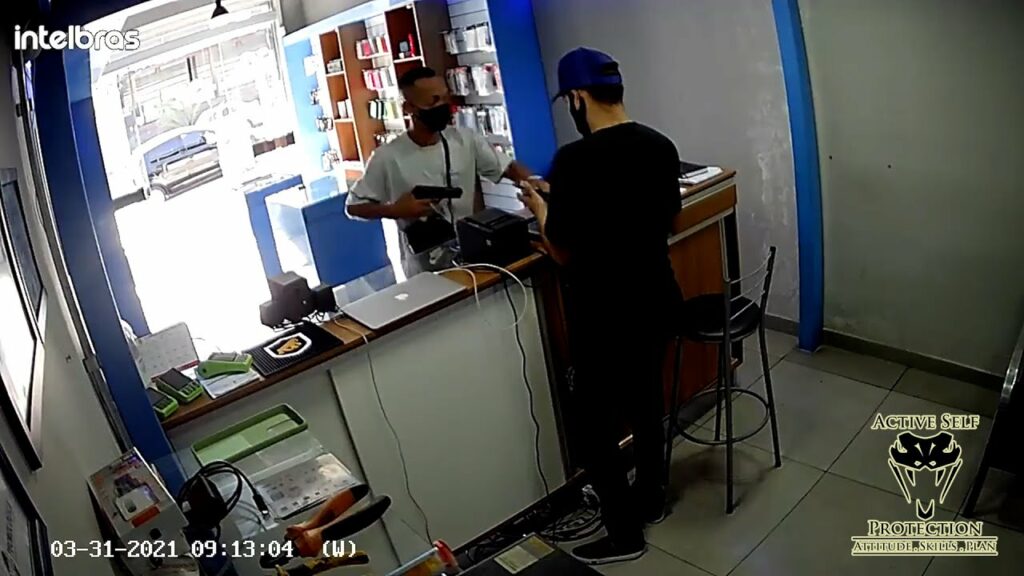 Armed Robber Meets Armed Employee