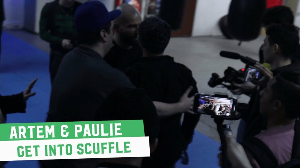Artem Lobov and Paulie Malignaggi Scuffle At Bare Knuckle Media Day